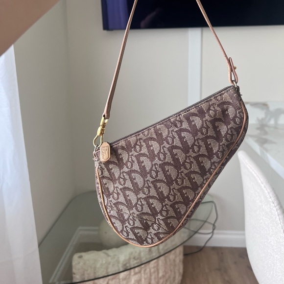 SOLD Dior Diorissimo trotter/ oblique saddle bag - Picture 7 of 13